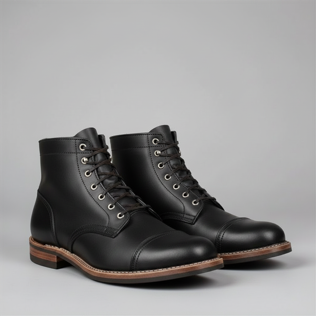 Men's Classic Ankle Boots | Durable Lace-Up Work Footwear