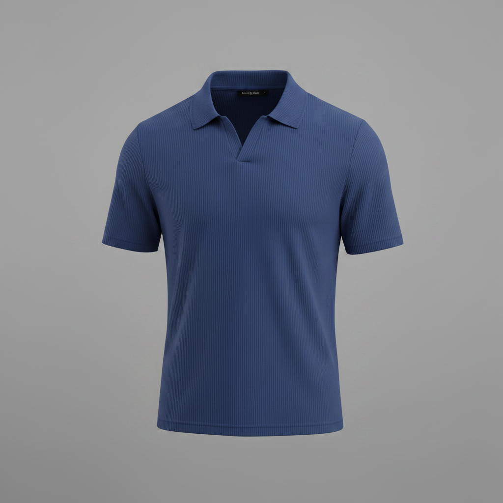Men's Waffle Polo Shirt | Casual Summer Polo Shirts