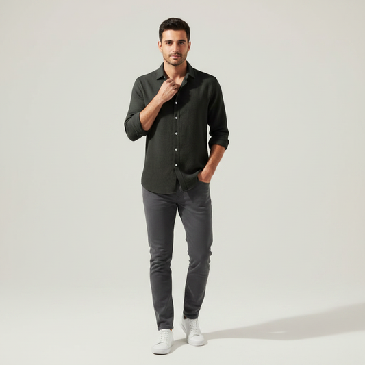 Men's Casual Button Down Shirt | Summer Style