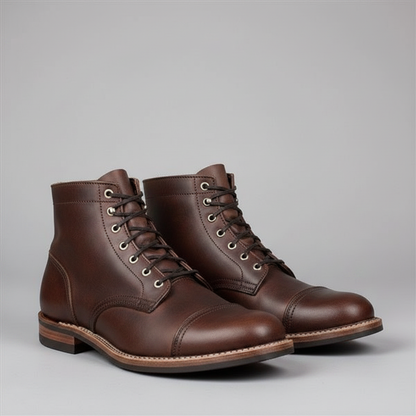 Men's Classic Ankle Boots | Durable Lace-Up Work Footwear