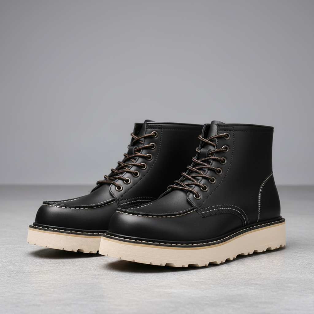 Men's Lace-Up Ankle Boots | Comfortable Short Boots
