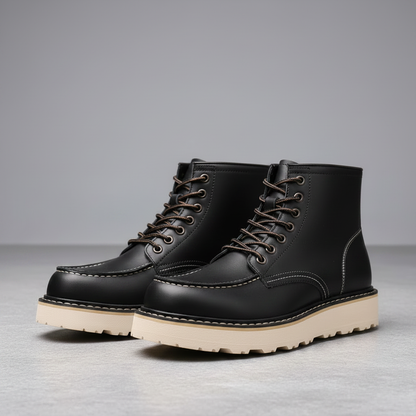 Men's Lace-Up Ankle Boots | Comfortable Short Boots