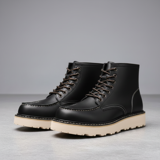 Men's Lace-Up Ankle Boots | Comfortable Short Boots