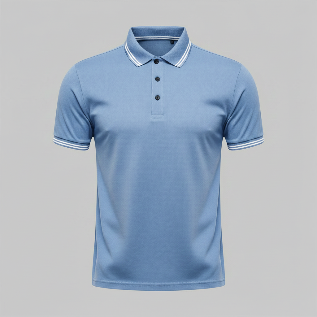 Men's Slim Fit Polo Shirt | Casual Short Sleeve Top