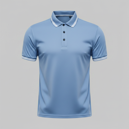 Men's Slim Fit Polo Shirt | Casual Short Sleeve Top