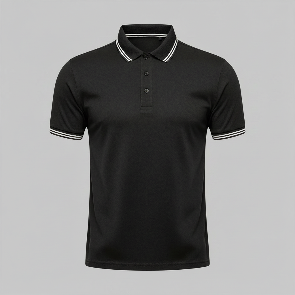 Men's Slim Fit Polo Shirt | Casual Short Sleeve Top
