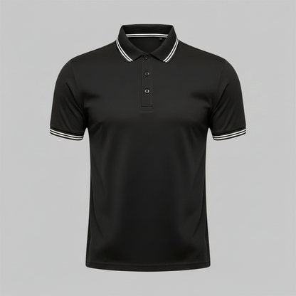 Men's Slim Fit Polo Shirt | Casual Short Sleeve Top