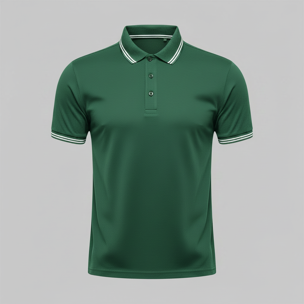 Men's Slim Fit Polo Shirt | Casual Short Sleeve Top