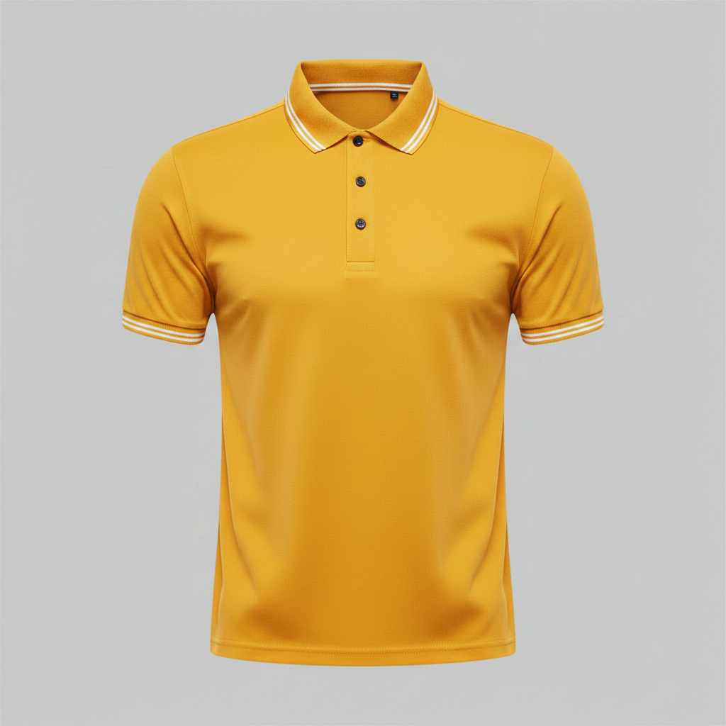 Men's Slim Fit Polo Shirt | Casual Short Sleeve Top