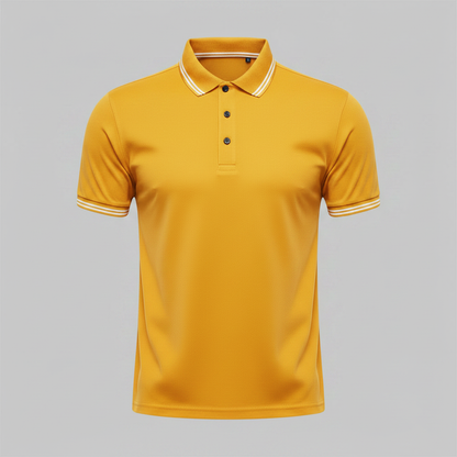 Men's Slim Fit Polo Shirt | Casual Short Sleeve Top