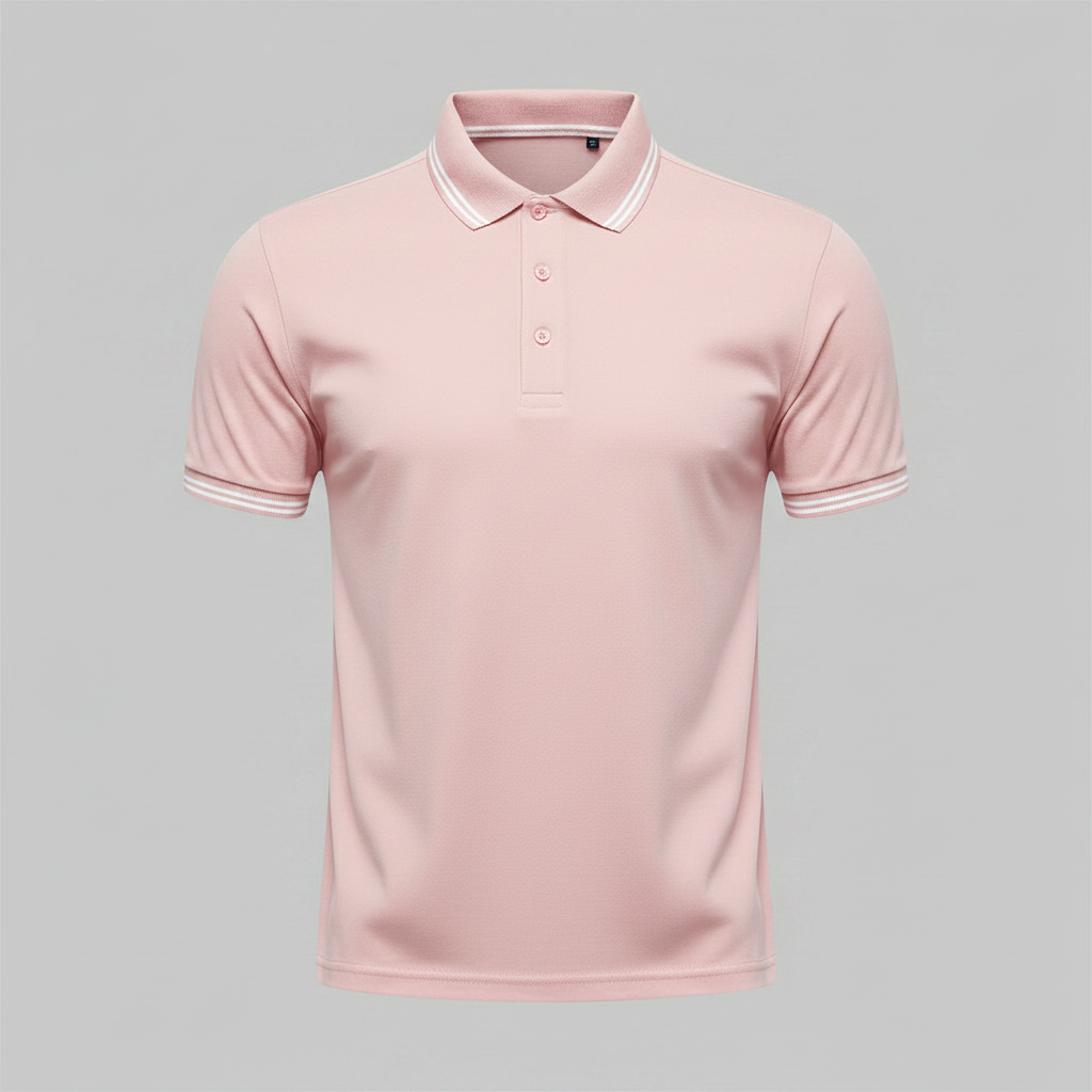 Men's Slim Fit Polo Shirt | Casual Short Sleeve Top