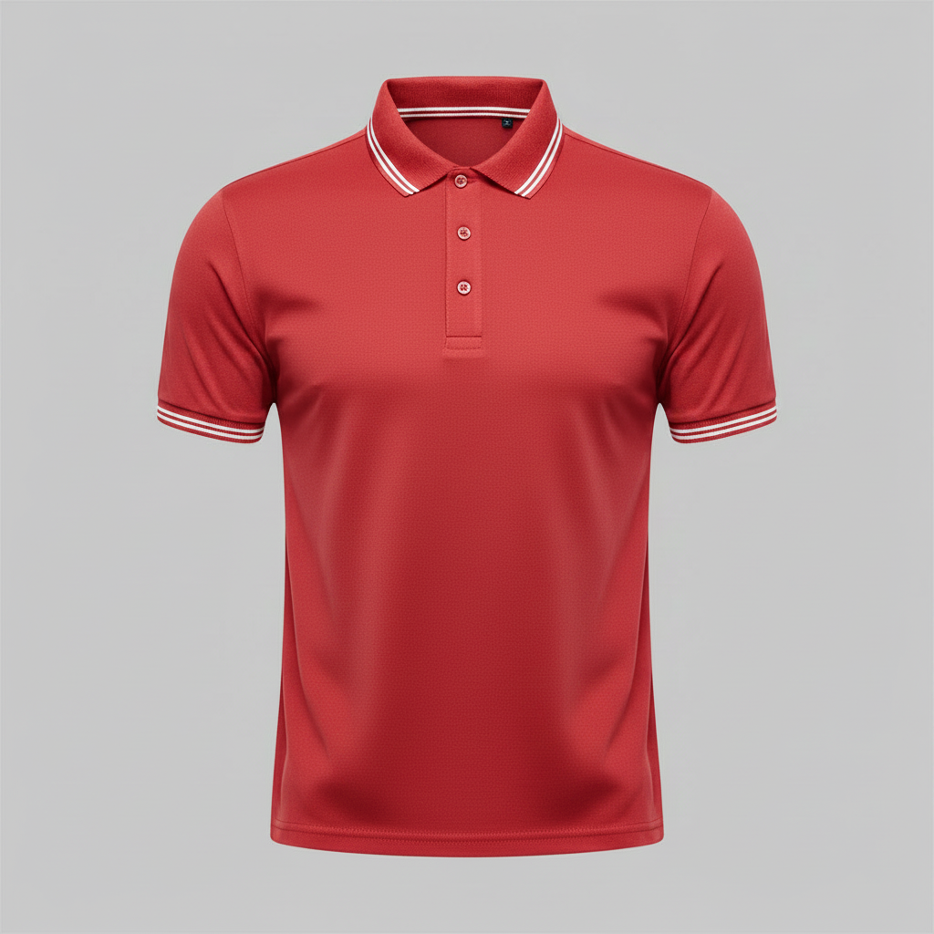 Men's Slim Fit Polo Shirt | Casual Short Sleeve Top