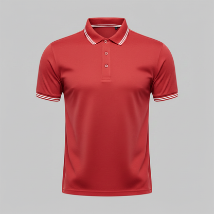 Men's Slim Fit Polo Shirt | Casual Short Sleeve Top