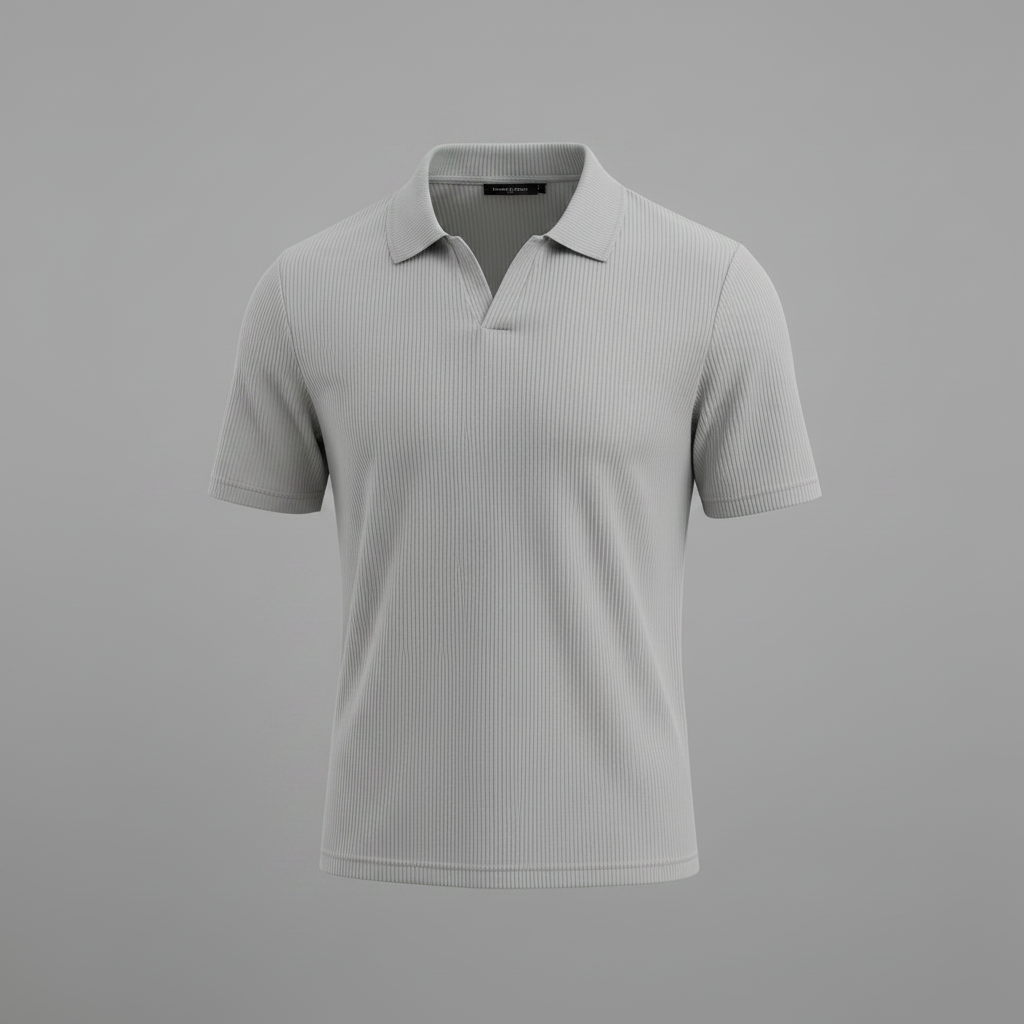 Men's Waffle Polo Shirt | Casual Summer Polo Shirts