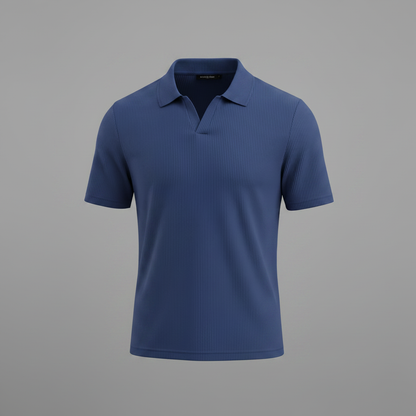 Men's Waffle Polo Shirt | Casual Summer Polo Shirts