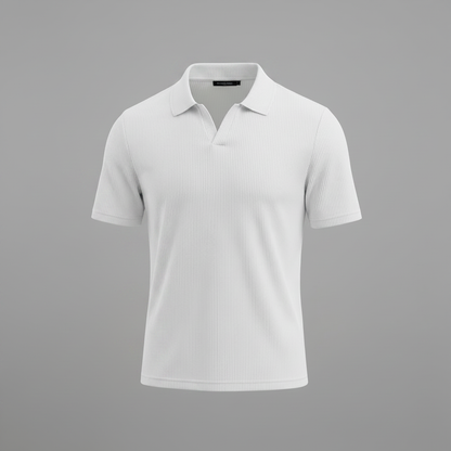 Men's Waffle Polo Shirt | Casual Summer Polo Shirts