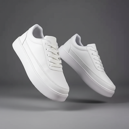 Men's White Platform Sneakers | Casual Footwear for Everyday Use